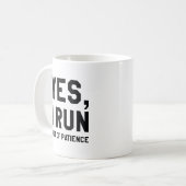 Ja, ik heb geen geduld. koffiemok (Voorkant links)