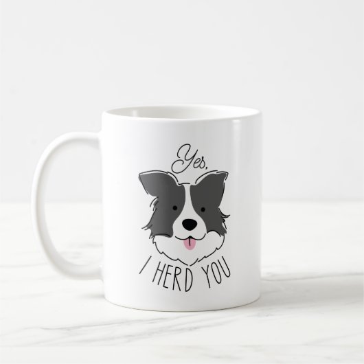 Ja, ik heb je gehoord koffiemok (Links)