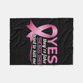 Ja, ik heb mijn echte geprobeerd om mij te vermoor fleece deken (Voorkant (Horizontaal))