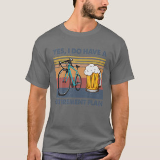 Ja, ik heb wel een fietsenfiets van een pensioenpl t-shirt