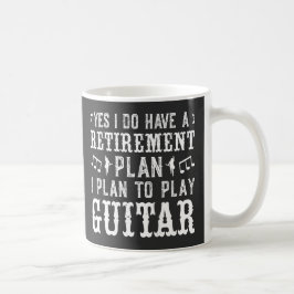 Ja, ik heb wel een pensioenplan Funny Gitaar Liefh Koffiemok