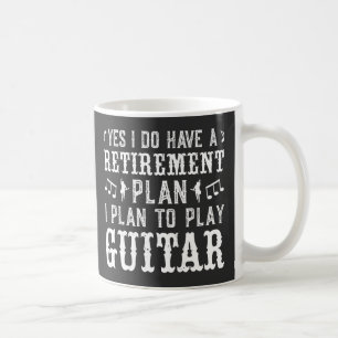 Ja, ik heb wel een pensioenplan Funny Gitaar Liefh Koffiemok
