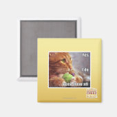 Ja, ik heb ze allemaal nodig magneet (Voorkant / Achterkant)