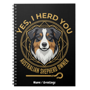 Ja, ik hoorde je grappige driekleurige Australisch Notitieboek