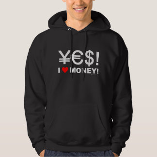 Ja! Ik hou van geld! Hoodie