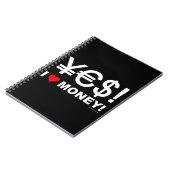 Ja! Ik hou van geld! Notitieboek (Linkerzijde)