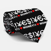 Ja! Ik hou van geld! Stropdas (Opgerold)