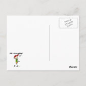 Ja ik hou van golfen briefkaart (Achterkant)