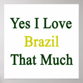 Ja, ik hou zo veel van Brazilië Poster (Voorkant)