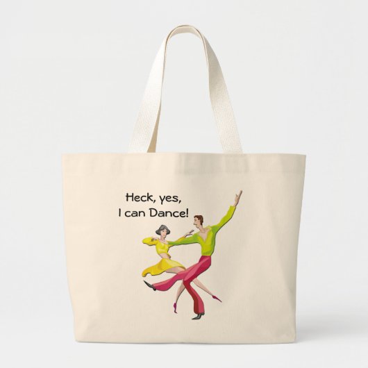 Ja, ik kan Canvas tas dans (Voorkant)