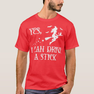 Ja, ik kan een stekken halloween kostume Funny rij T-shirt