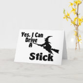 Ja, ik kan een stick besturen kaart (Gele Bloem)