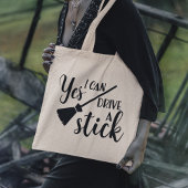 Ja, ik kan een stick gebruiken | Funny Halloween Tote Bag