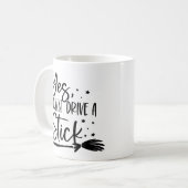 Ja, ik kan een stick gebruiken koffiemok (Voorkant links)