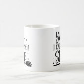 Ja, ik kan een stick gebruiken koffiemok (Center)