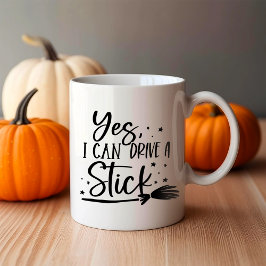 Ja, ik kan een stick gebruiken koffiemok