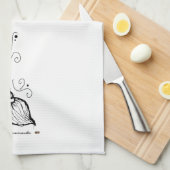 Ja, ik kan een stok rijden. theedoek (Quarter Fold)