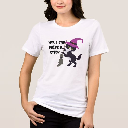 Ja Ik Kan Een Stokje Rijden T-shirt - Grappige Hal (Voorkant)