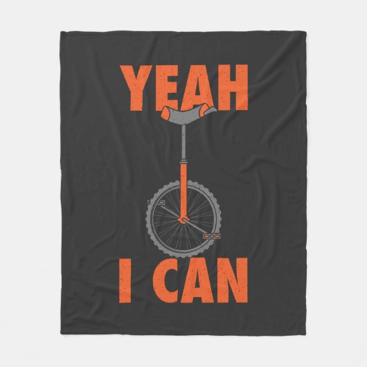 Ja, ik kan Rider uitschrijven Fleece Deken (Voorkant)