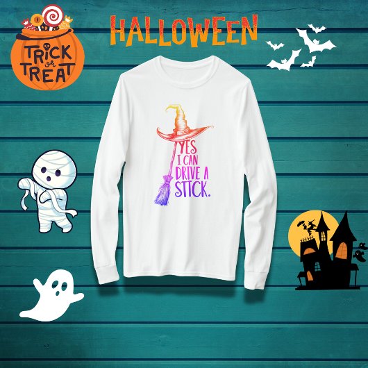 "Ja ik kan rijden een stok" heks Pet T-shirt