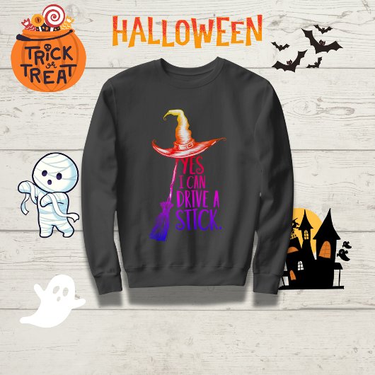 "Ja ik kan rijden een stok" heks Pet Trui