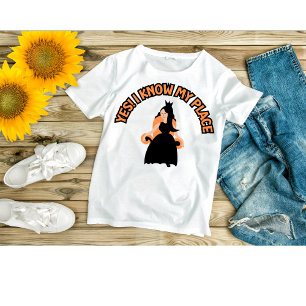 Ja! Ik ken mijn plaats motivatie V-Hals T-Shirt