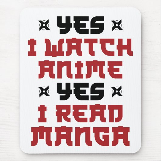 Ja Ik kijk Anime Ja Ik lees Manga Muismat (Voorkant)