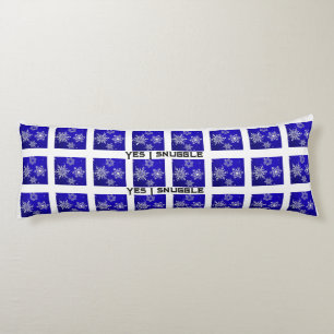 Ja, ik knuffel grappig winter sneeuw body pillow lichaamskussen