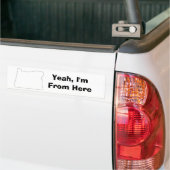 Ja, ik kom uit Oregon Bumpersticker (Op Truck)