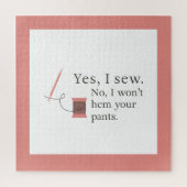 Ja, ik naai Neen... ik zal je broek niet grappig c Legpuzzel (Verticaal)