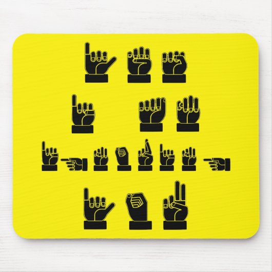 Ja, ik negeer je ASL #USAPatriotGraphics © Muismat (Voorkant)