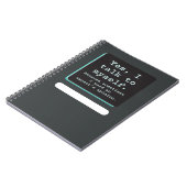 Ja, ik praat met mijn eigen mening / de mening van notitieboek (Linkerzijde)