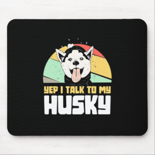 Ja, ik praat met mijn Husky Siberian Muismat