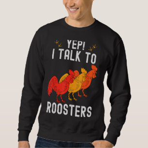 Ja, ik praat met Roosters Farmer Homestead Chicken Trui