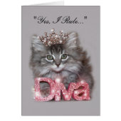 "Ja, ik regel!" Diva van een Kat (Voorkant)