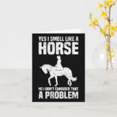 Ja, ik ruik als een paard, nee dat vind ik niet kaart (Gele Bloem)