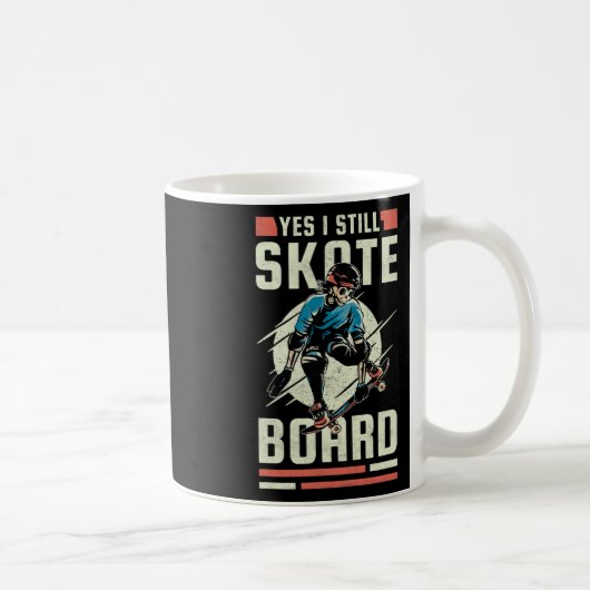 Ja ik skateboard nog steeds koffiemok (Rechts)