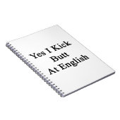 Ja, ik sla op in het Engels Notitieboek (Rechterzijde)