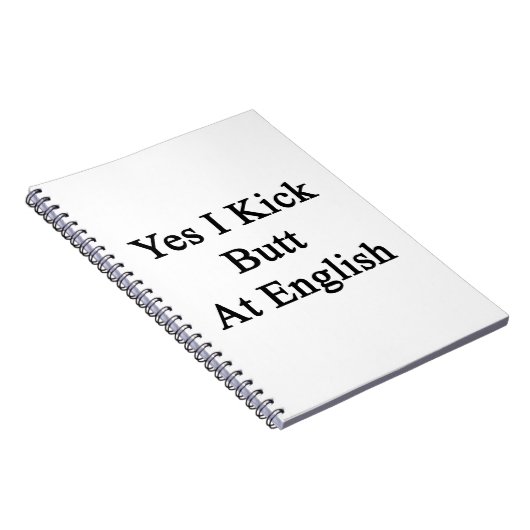 Ja, ik sla op in het Engels Notitieboek (Rechterzijde)