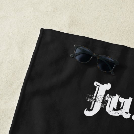 Ja, ik speel Basketball als een meisje Blauwgroen Strandlaken (In situ)