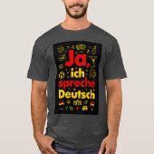 Ja, ik spreek Duits T-shirt (Voorkant)