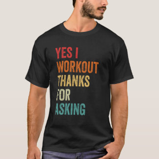 Ja ik train Sarcistische spiergrafiek, Gимнастика  T-shirt