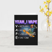 Ja ik vape bibliotheekboeken me grappig dom kaart (Gele Bloem)