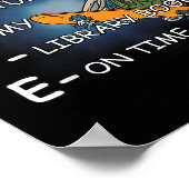 Ja ik vape bibliotheekboeken me grappig dom poster (Hoek)