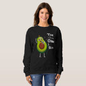Ja, ik weet dat Guac extra is Schattige Avocado Trui (Voorkant volledig)