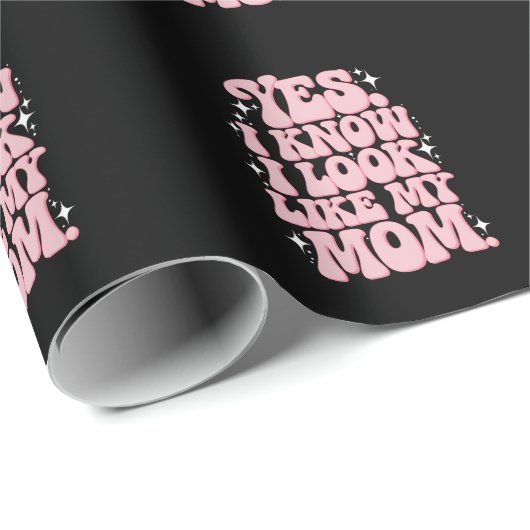 Ja, ik weet dat ik er uitzie als mijn moeder Groov Cadeaupapier (Rol Hoek)
