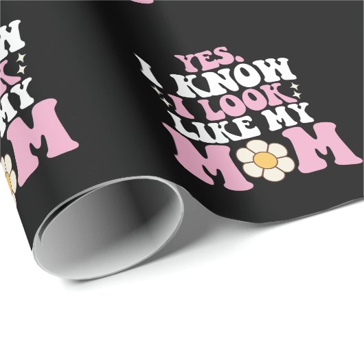 Ja, ik weet dat ik er uitzie als mijn moeder Groov Cadeaupapier (Rol Hoek)