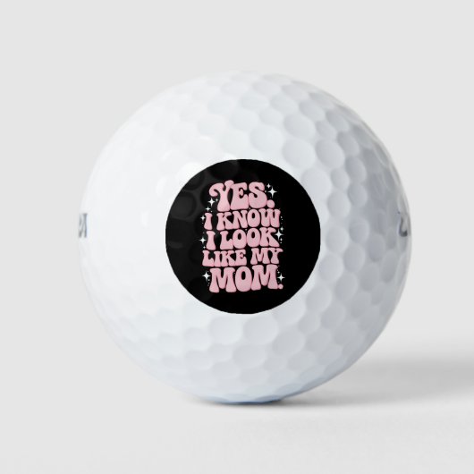 Ja, ik weet dat ik er uitzie als mijn moeder Groov Golfballen (Voorkant)