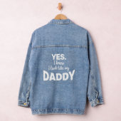 Ja, ik weet dat ik eruit zie als mijn papa Funny K Denim Jacket (Hangar)