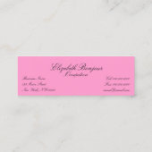 Ja, ik weet dat ik geweldig slank ~ Visitekaartje  (Achterkant)